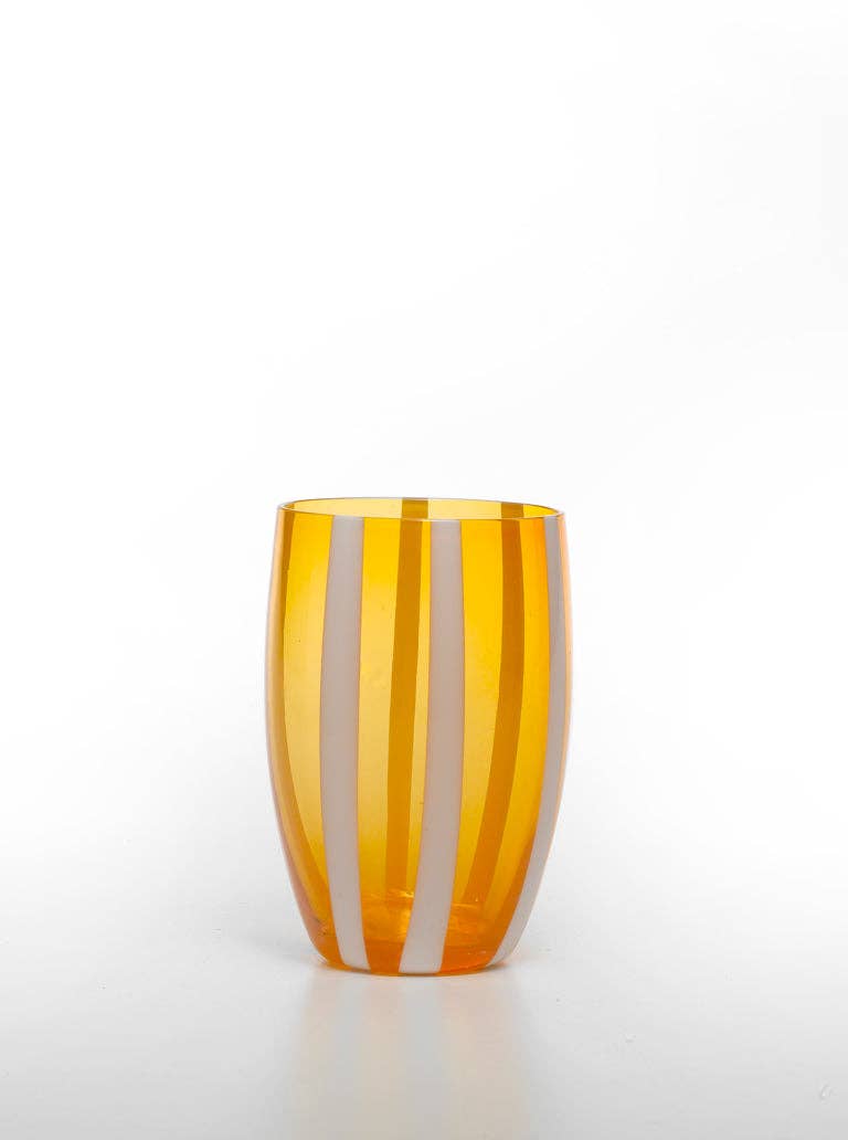 Zafferano America - Gessato tumbler: Red