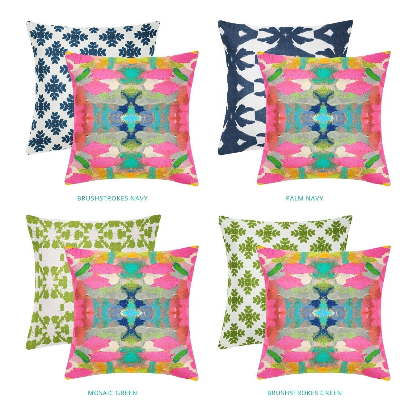 Laura Park Designs - Pink Paradise Decorative Pillow: 14" x 20" Lumbar