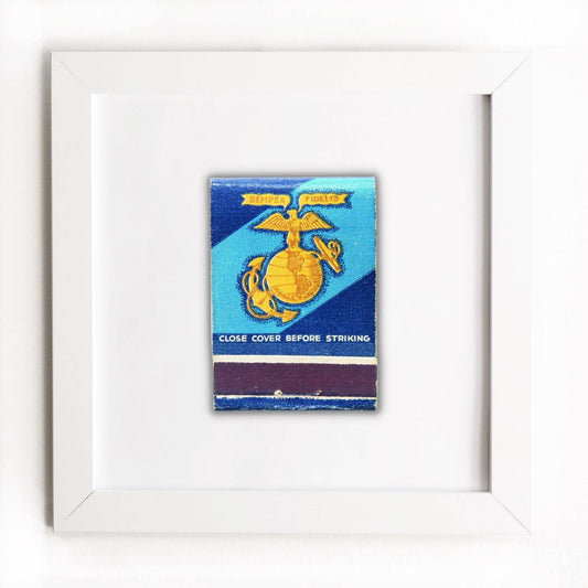 Match South - U.S. Marines: White Frame: $135