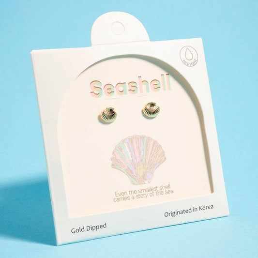Seashell Mini Stud Earrings
