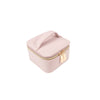 Leah Travel Jewelry Case with Pouch: Gold-3515