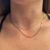 Nikki Smith Designs - Micro Gold Herringbone Necklace