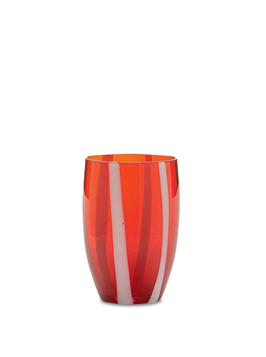 Zafferano America - Gessato tumbler: Red