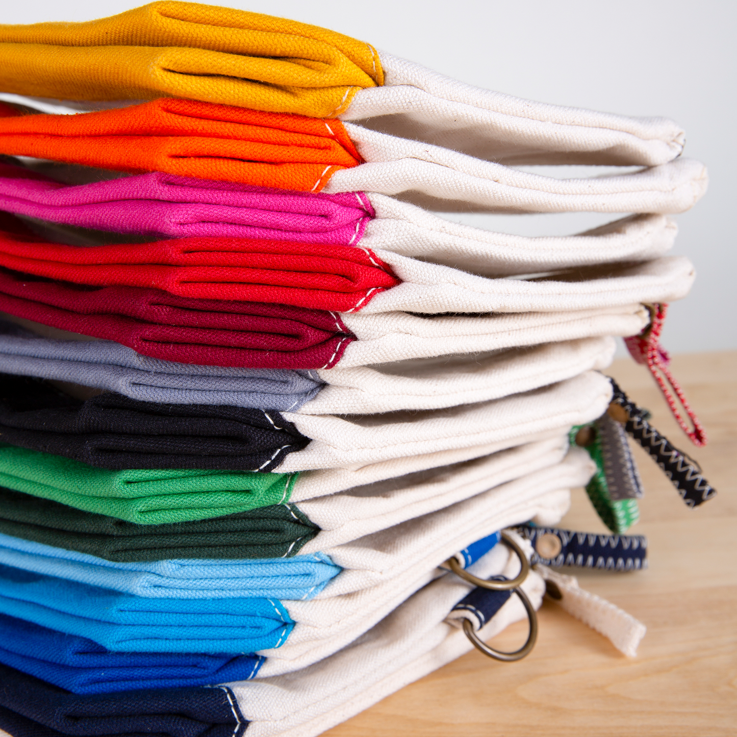 ShoreBags - All In Zip Top Pouch: Natural / No Monogram