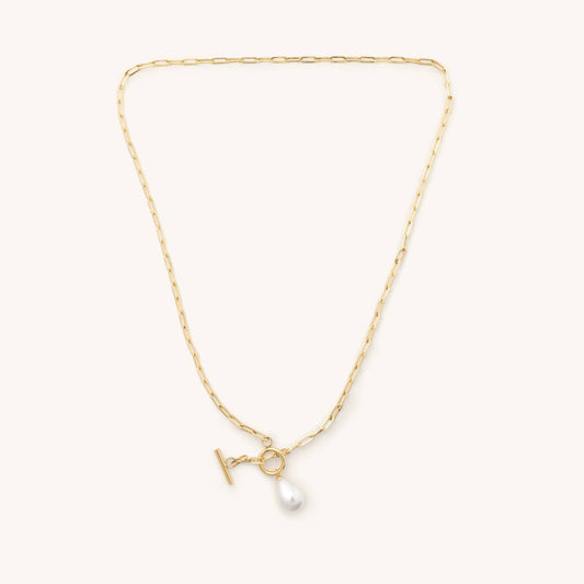 Nikki Smith Designs - Ursula Pearl Toggle Necklace