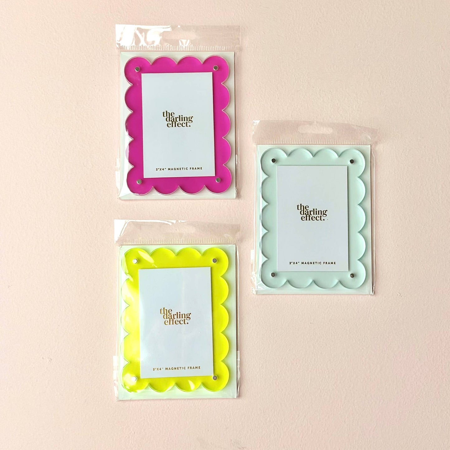 Mini Acrylic Picture Frame Magnet Clear