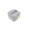 Leah Travel Jewelry Case with Pouch: Gold-3515