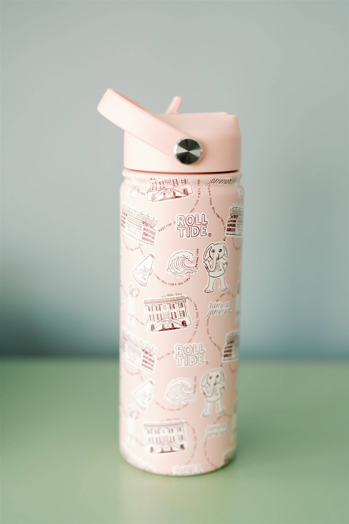 Gracefully Made Art - Alabama 18 oz Insulated Water Bottle
