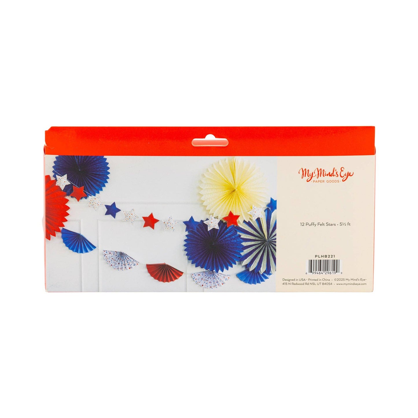 My Mind’s Eye - PLHB221 - Puffy Felt Star Banner