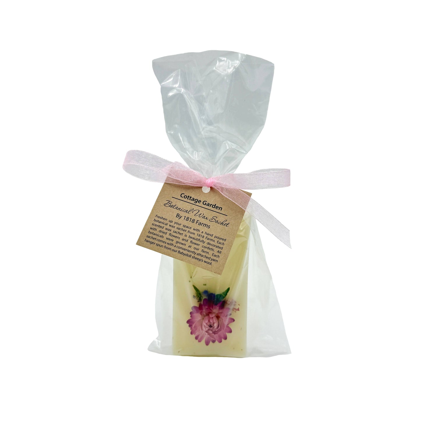1818 Farms - Botanical Wax Sachet featuring 1818 Farms Dried Flowers: Flower Truck