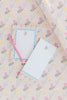 Rock Paper Scissors - Watercolor Floral Ric Rac Notepad