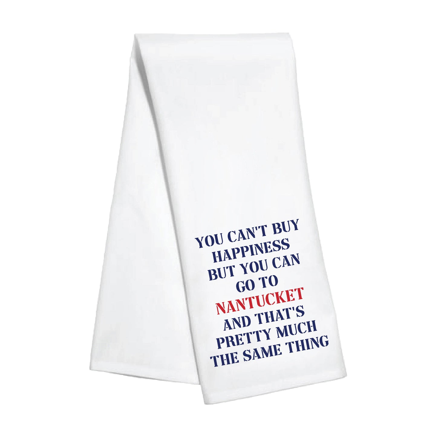 Toss Designs - Kitchen Towel - Buy Happiness - Name Drop Location