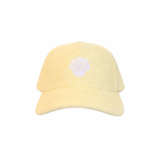 Pastel Yellow Terry Trucker Hat