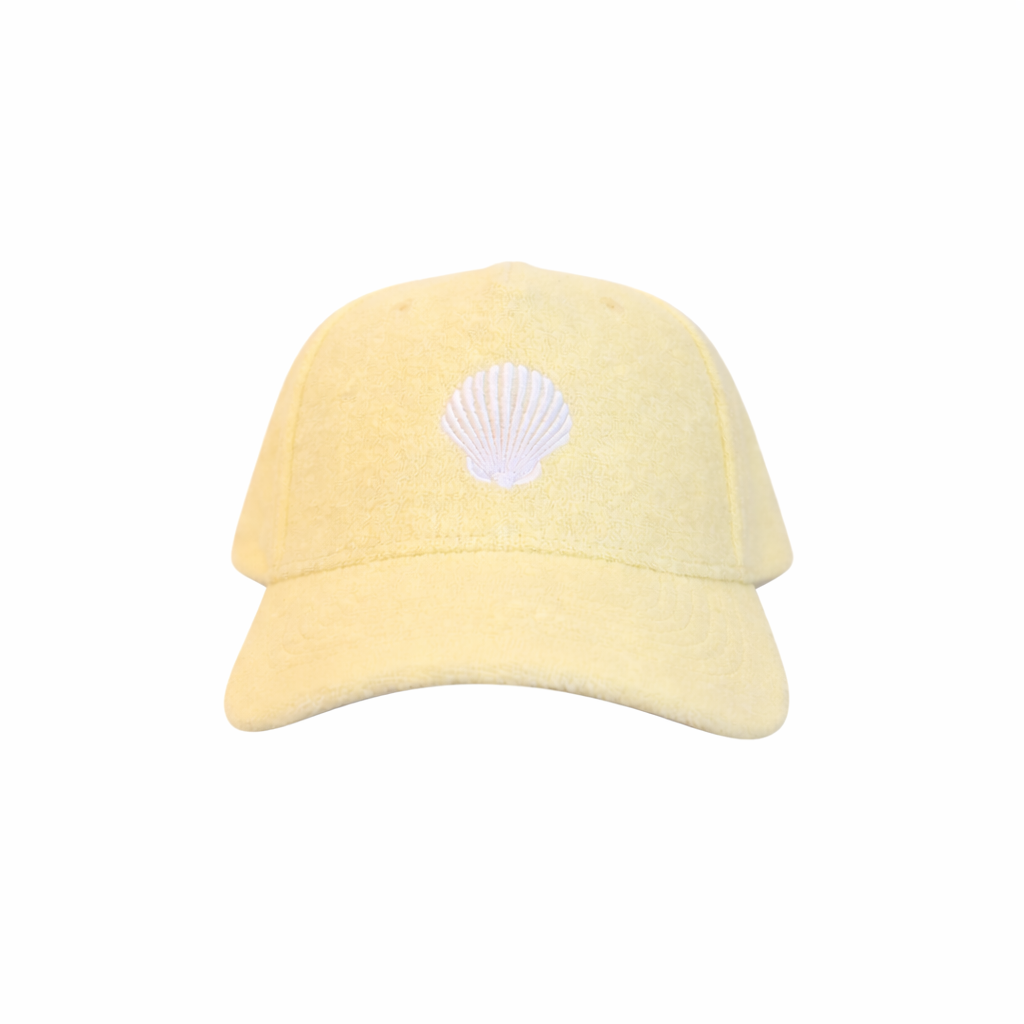 Pastel Yellow Terry Trucker Hat