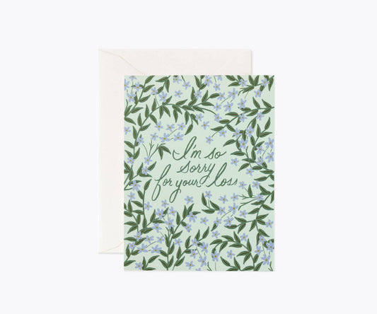 Rifle Paper Co. - Laurel Sympathy Card