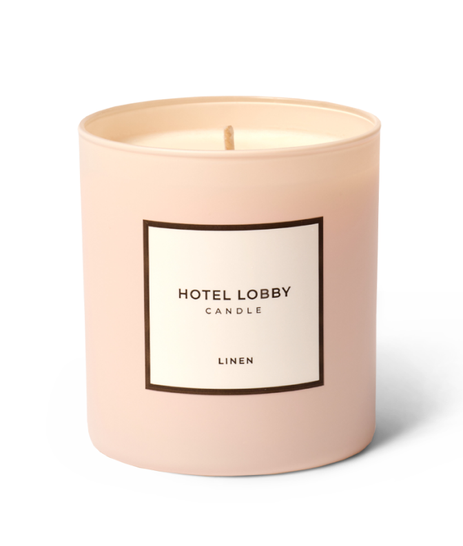 Hotel Lobby Candle - Linen - Luxury Soy Candle - 9.75 oz