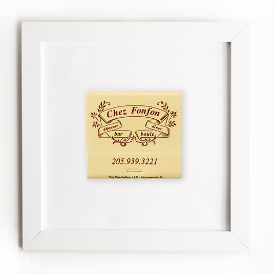 Chez Fonfon White frame