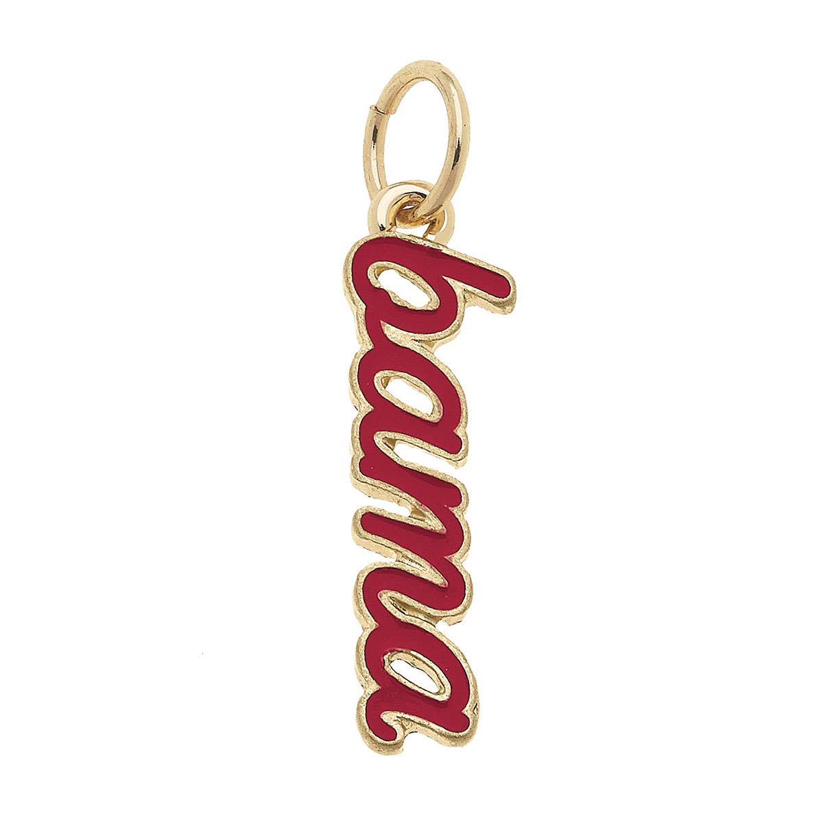 Canvas Style - Alabama Crimson Tide Enamel Script Charm