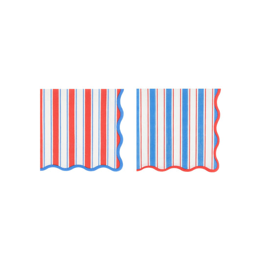 Meri Meri - Nautical Striped Small Napkins