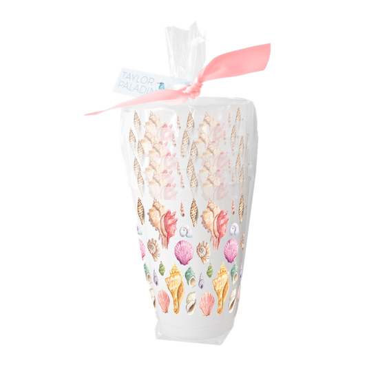 Taylor Paladino - Seashells Frosted Cups | Set of 6
