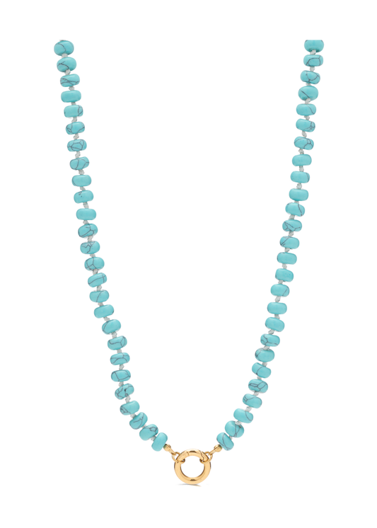 Hjane Jewels - Turquoise Carabiner Necklace