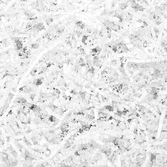 Nashville Wraps - Crinkle Cut Paper Shred 10 lb: White / 1 Pack / 10 lb Box