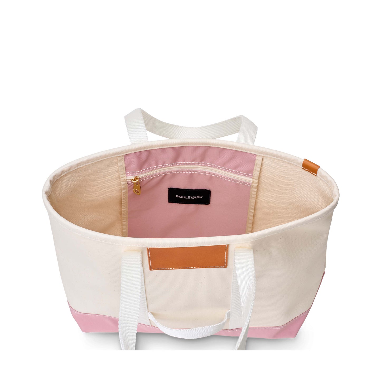 Boulevard - "Finn" Blush Canvas Tote (Personalizable)