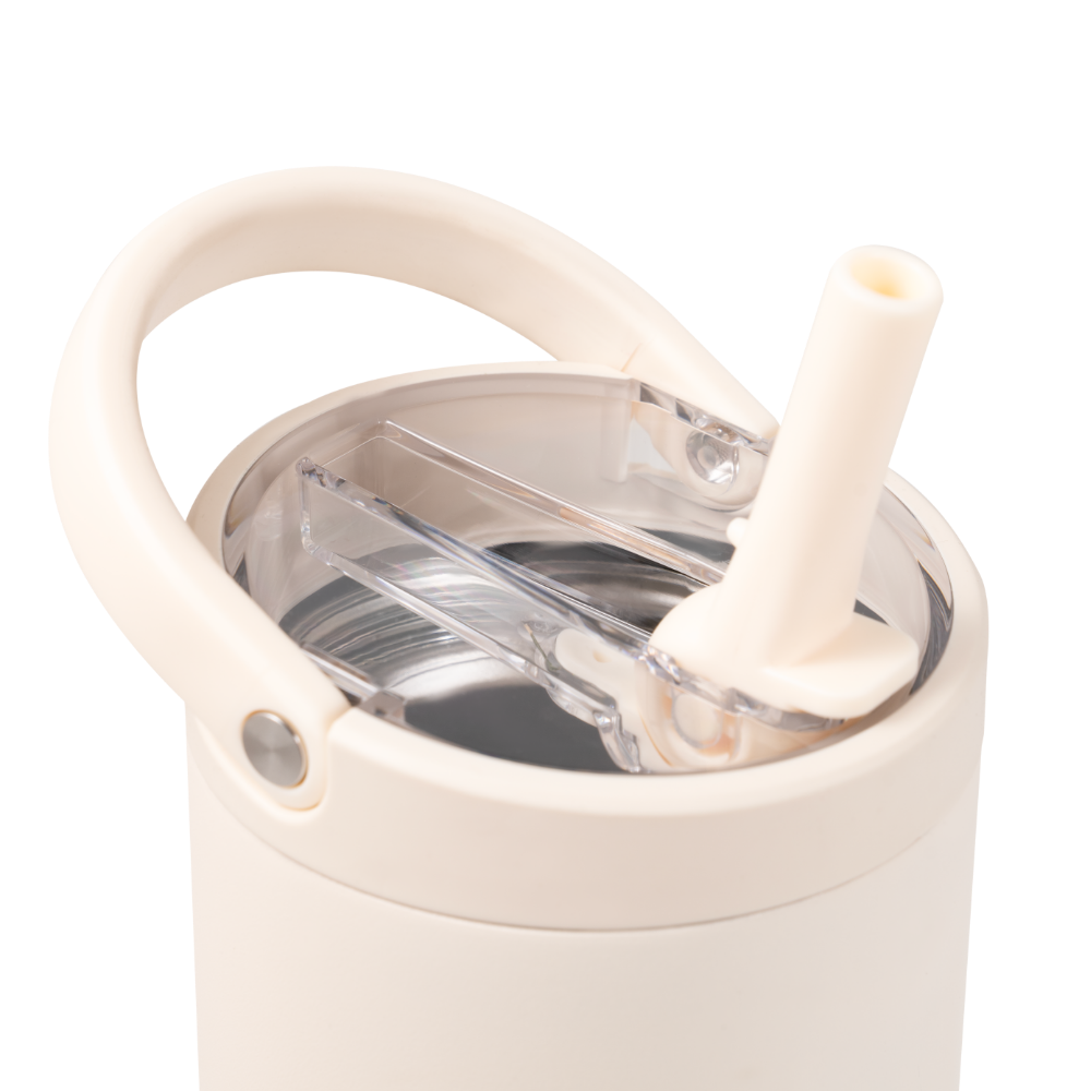 Cream HydroJug Water Bottle