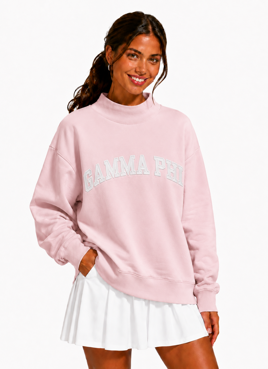 Sorority Mock Neck Sweatshirt Preorder