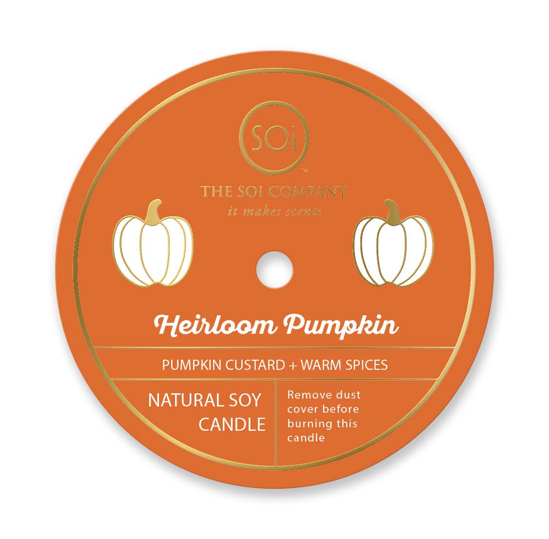 The SOi Company - Heriloom Pumpkin Fall 12oz Icon Candle