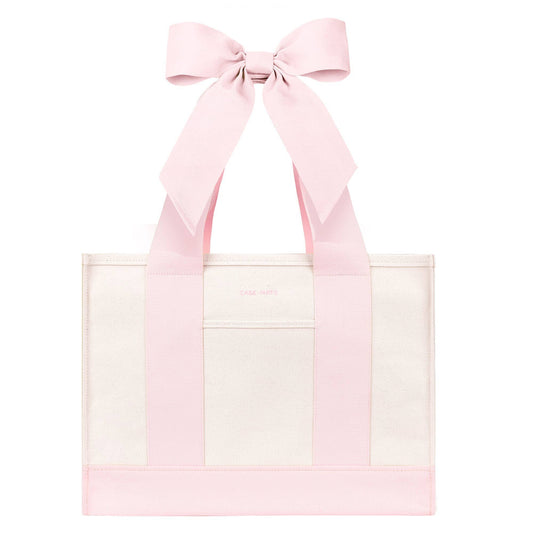 Case-Mate - Case-Mate Canvas Tote: Ballet Pink Bow