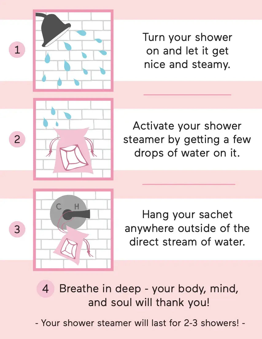 Cait + Co - Gem Shower Steamer - Pearl