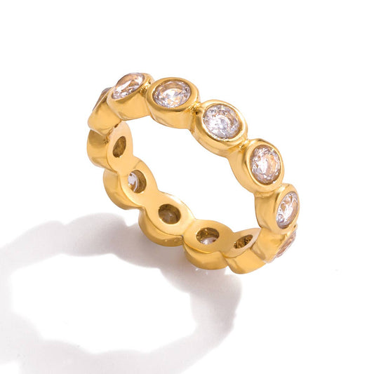 Savvy Bling - Eternity Ring Water Resistant : Round / 8