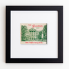 Match South - The Greenbrier Smokeshop: White frame: $135