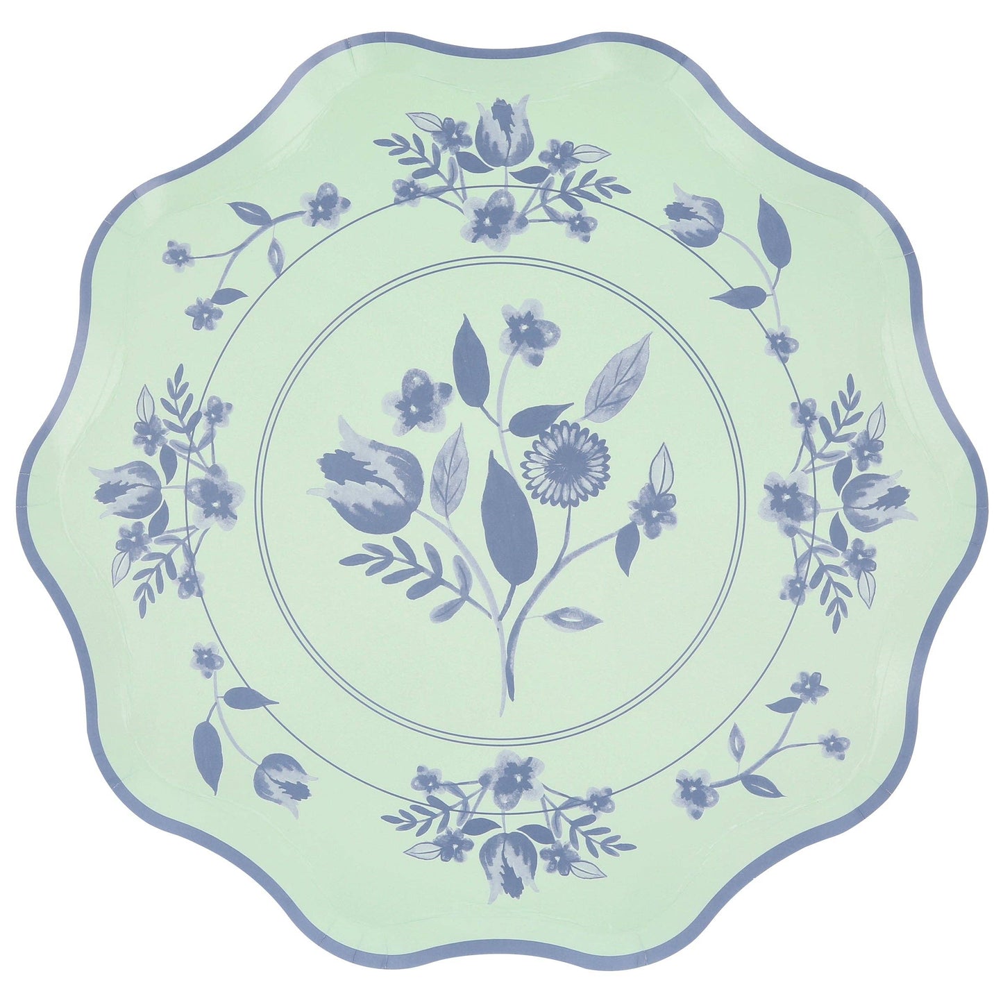 Vintage Botanical Dinner Plates