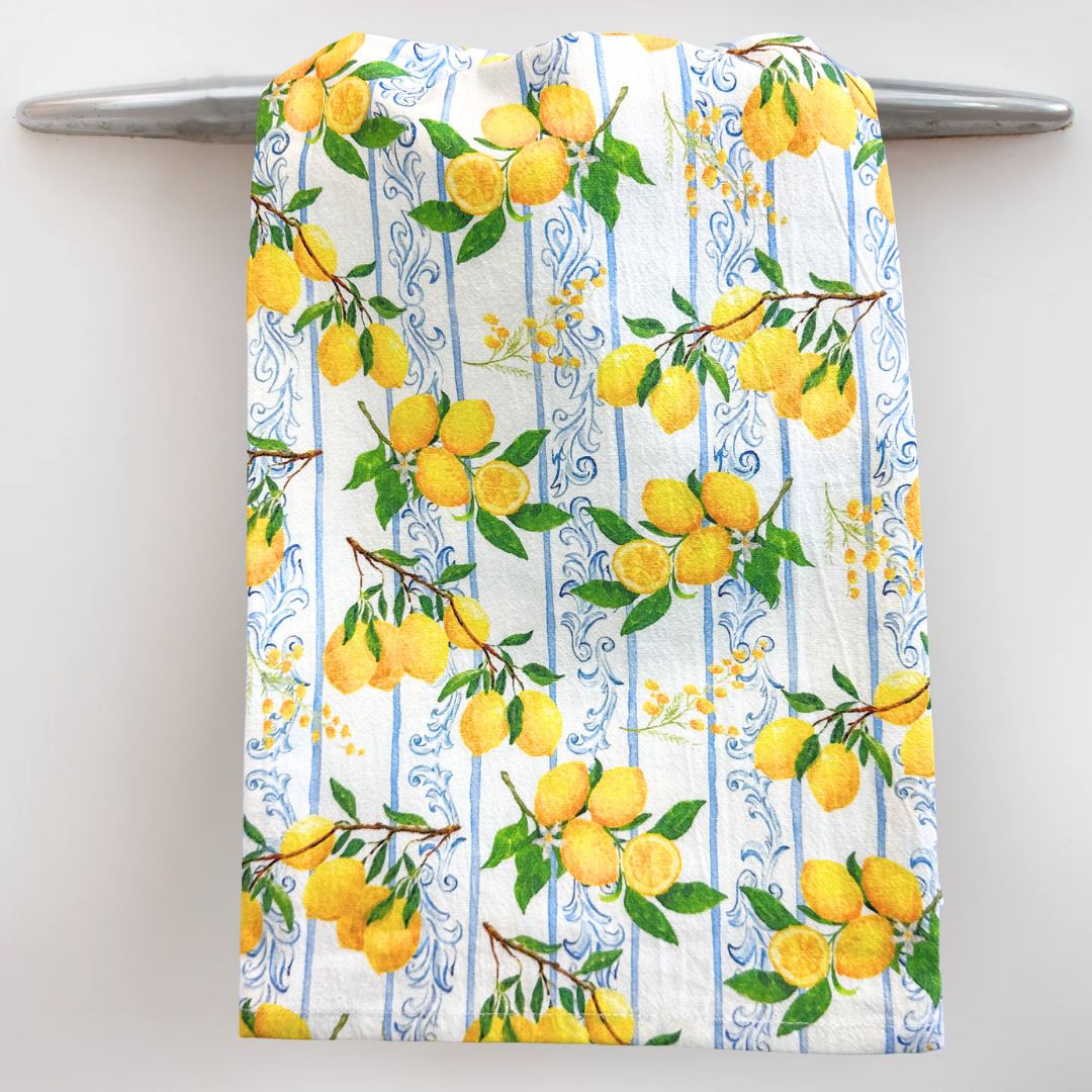 Taylor Paladino - Lemon Pattern Tea Towel