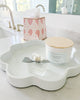 Lacquered "Bloom" Tray by Pastel Proper: Medium-Cloud