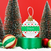 Spongellé - Peace - Winter Pear Holiday Ornament Buffer Christmas