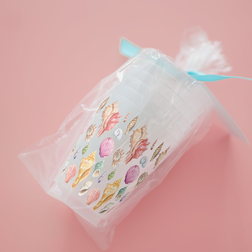 Taylor Paladino - Seashells Frosted Cups | Set of 6