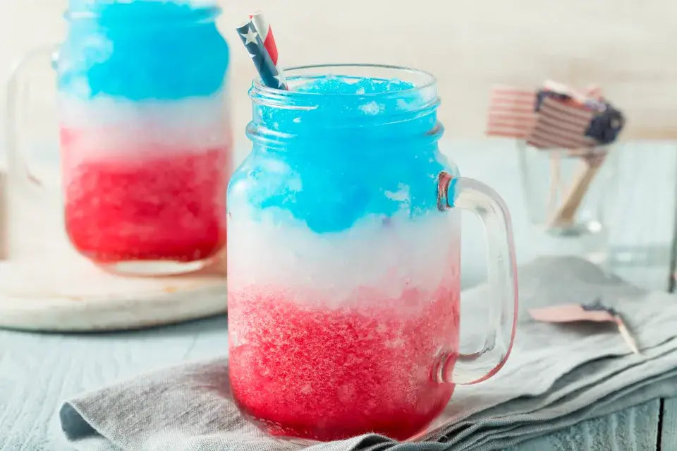 Noble Mick's - Craft Beverage Company - Red, White & Blue Summer Pina Colada Frozen Cocktail