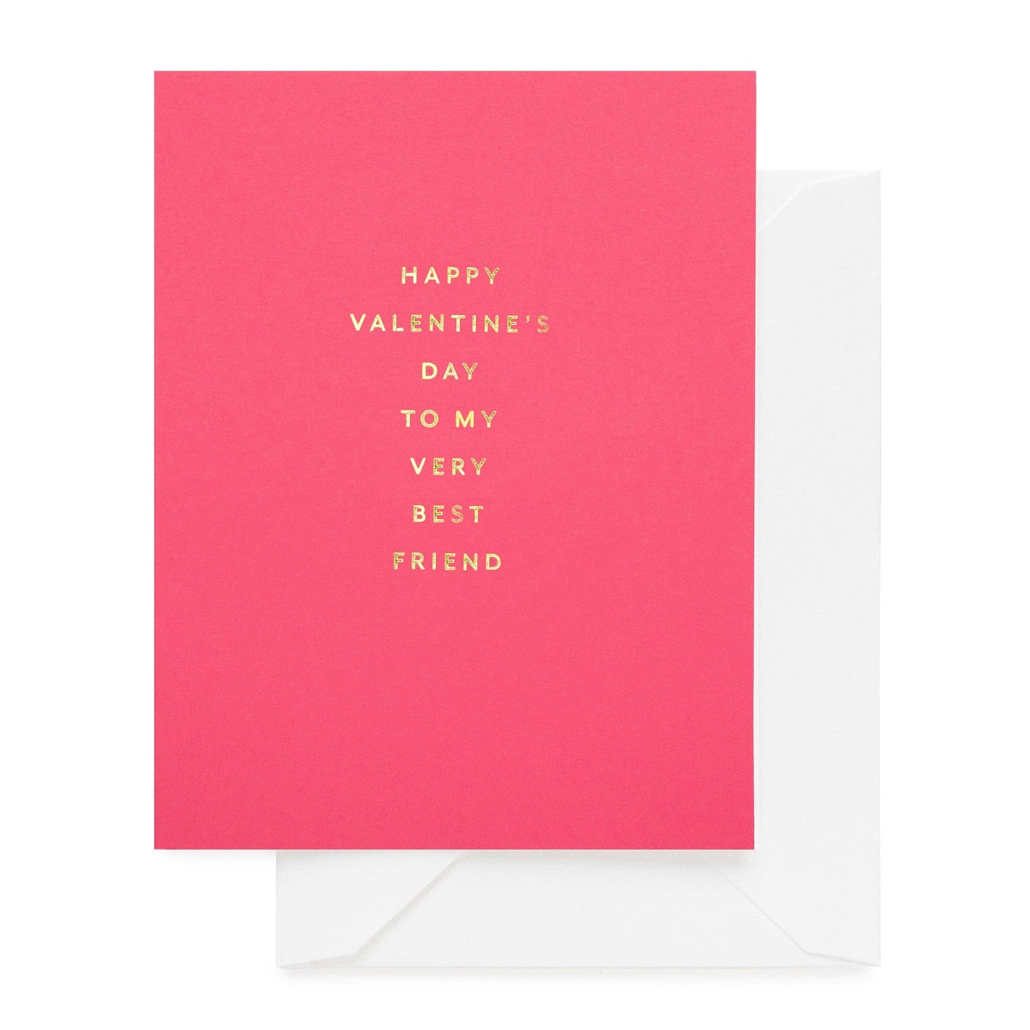 Sugar Paper - To My Very Best Friend | Letterpress Valentine's Day Card