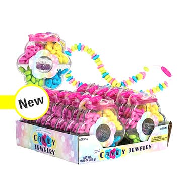 Grandpa Joe's Candy Shop - Candy Necklace, Make it Yourself Candy Jewelry, 12ct Case