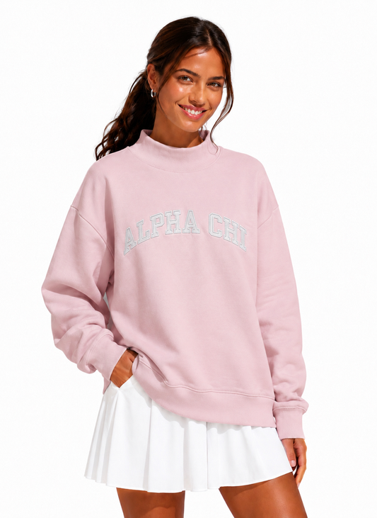 Sorority Mock Neck Sweatshirt Preorder