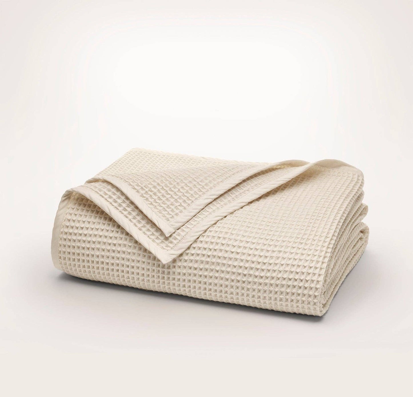 Boll and Branch - Waffle Bed Blanket: White / Twin
