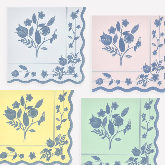 Vintage Botanical Large Napkins