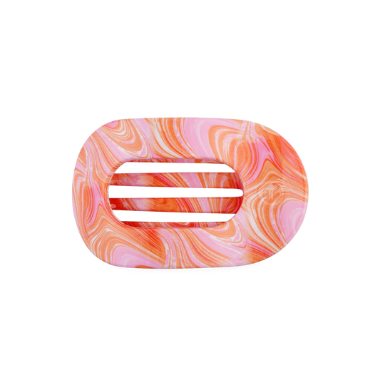 TELETIES - Just Keep Swimming | Medium | Flat Round Hair Clip