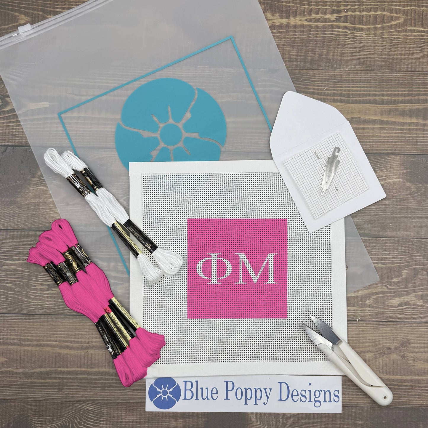 Phi Mu Needlepoint Kit