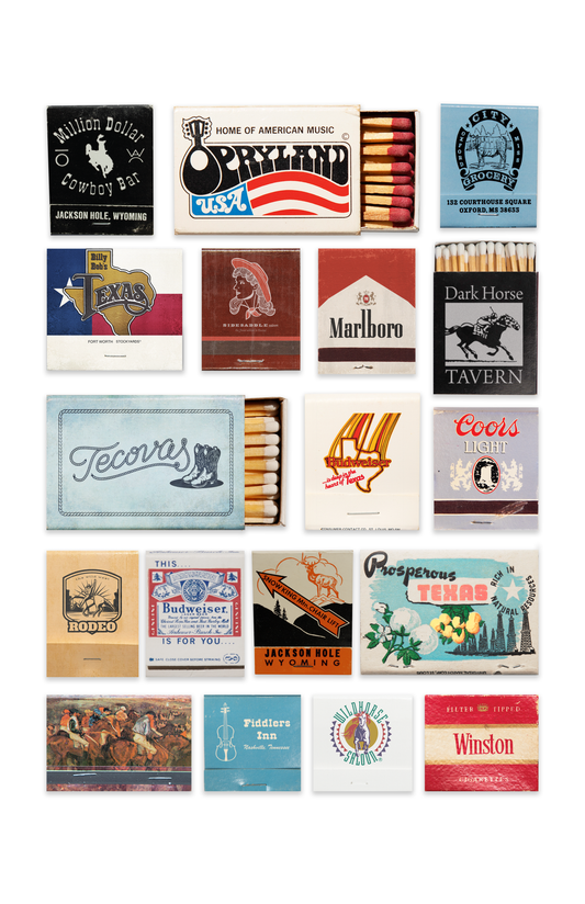 Match South - Western Collage Poster: 11 x 17 Print Only: $66