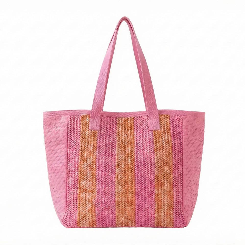 Sensibling Corp. - Nautical Stripe Tote Bag: Taupe