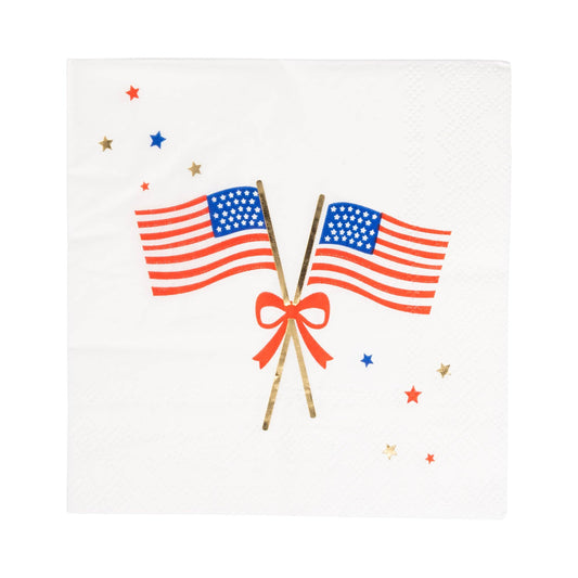 My Mind’s Eye - PLNP1050 - Flags Cocktail Napkin (18ct)